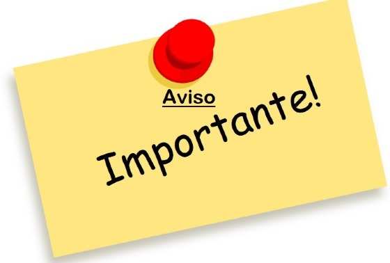 aviso importante