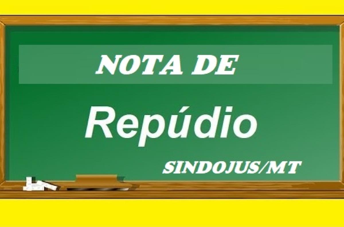 Nota de repúdio
