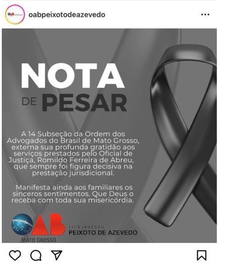 nota da OAB