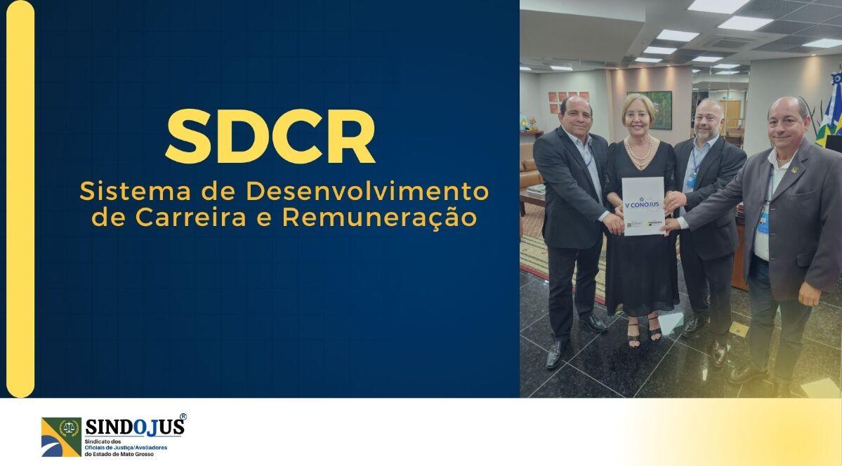 Sindojus-MT se reúne com presidente do TJ-MT para discutir assuntos de interesse da categoria, entre eles o SDCR